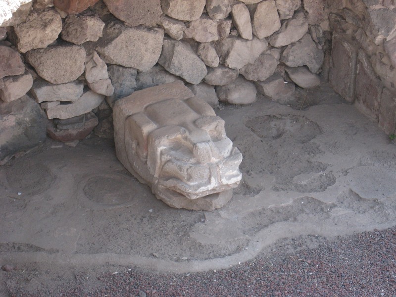 Mexico Pyramids - Mexico City 2009 0285.jpg - A trip to the Teotihuacan area of Mexico to visit the pyramids. A vast complex and a great climb to the top. This was followed by lunch in a cave, then a visit to the historical center of Mexico City. March 2009.
